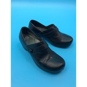 Dansko Womens Solstice Clog Mule Shoes Black 9815020200 Size 41 Size 10.5 to 11
